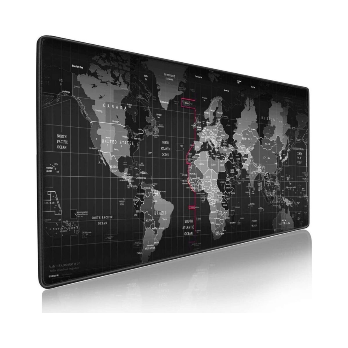Dünya Haritası Desenli Oyuncu MousePad 90x40CM Kaliteli Mouse Pad